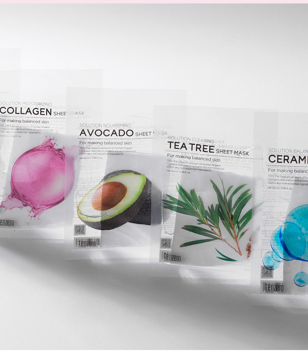 MY | TENZERO SOLUTION NOURISHING AVOCADO SHEET MASK(10EA)