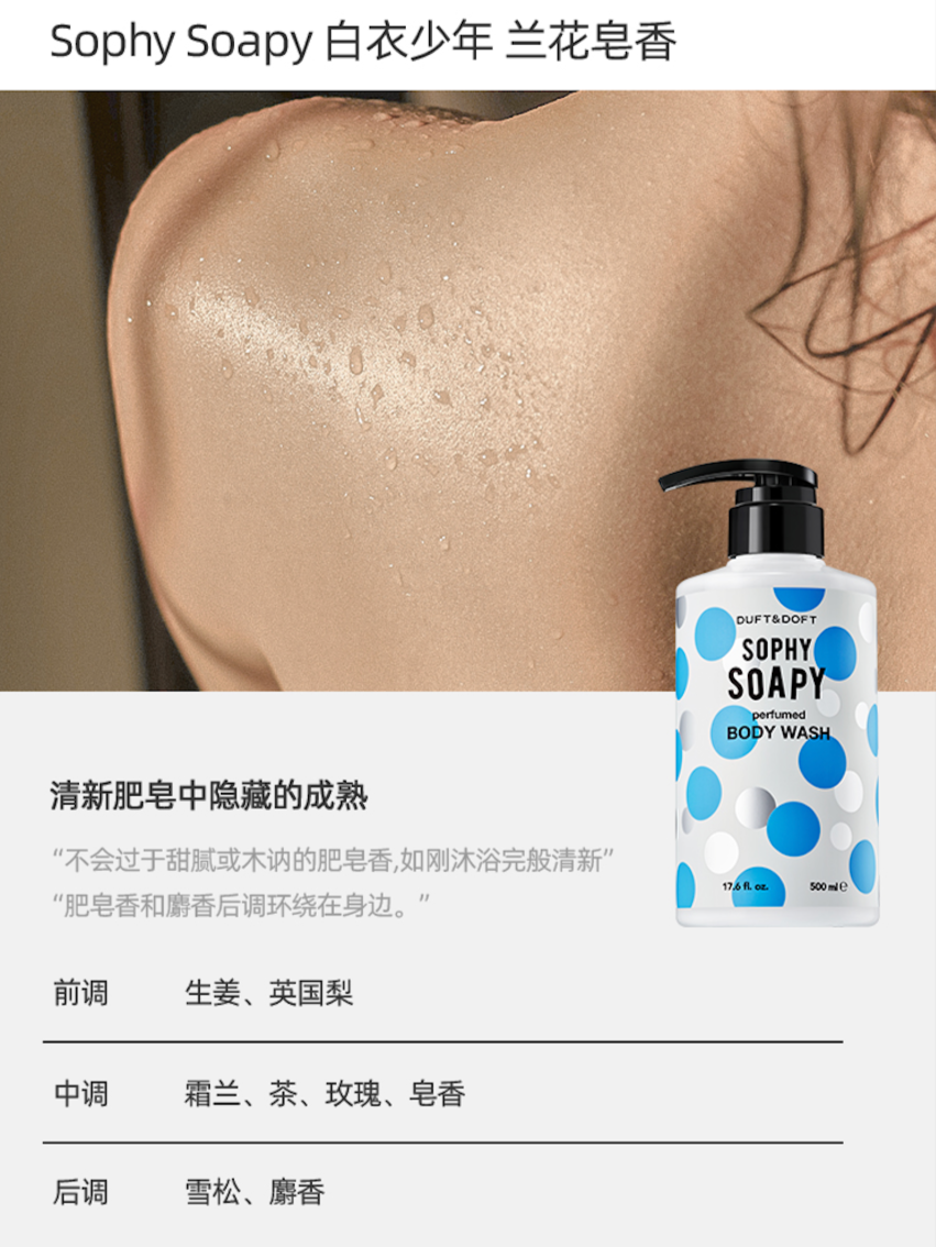 MY | DUFT&DOFT BABY SOAPY PERFUMED BODY WASH