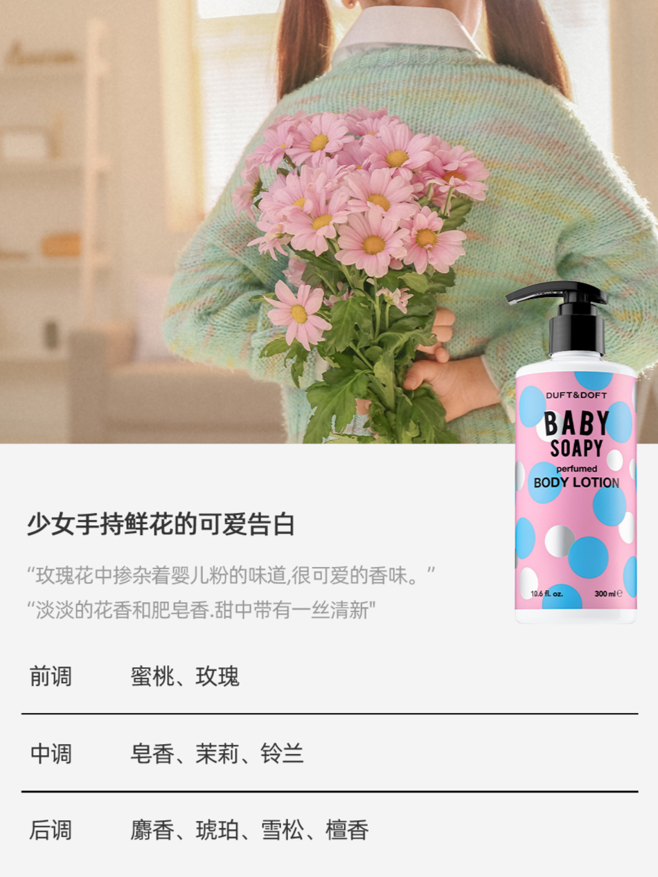 MY | DUFT&DOFT BABY SOAPY PERFUMED BODY LOTION