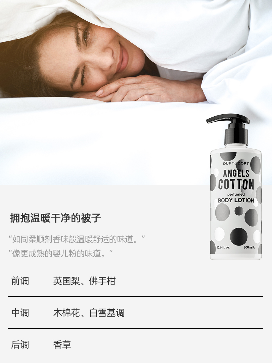 MY | DUFT&DOFT ANGELS COTTON
PERFUMED BODY LOTION