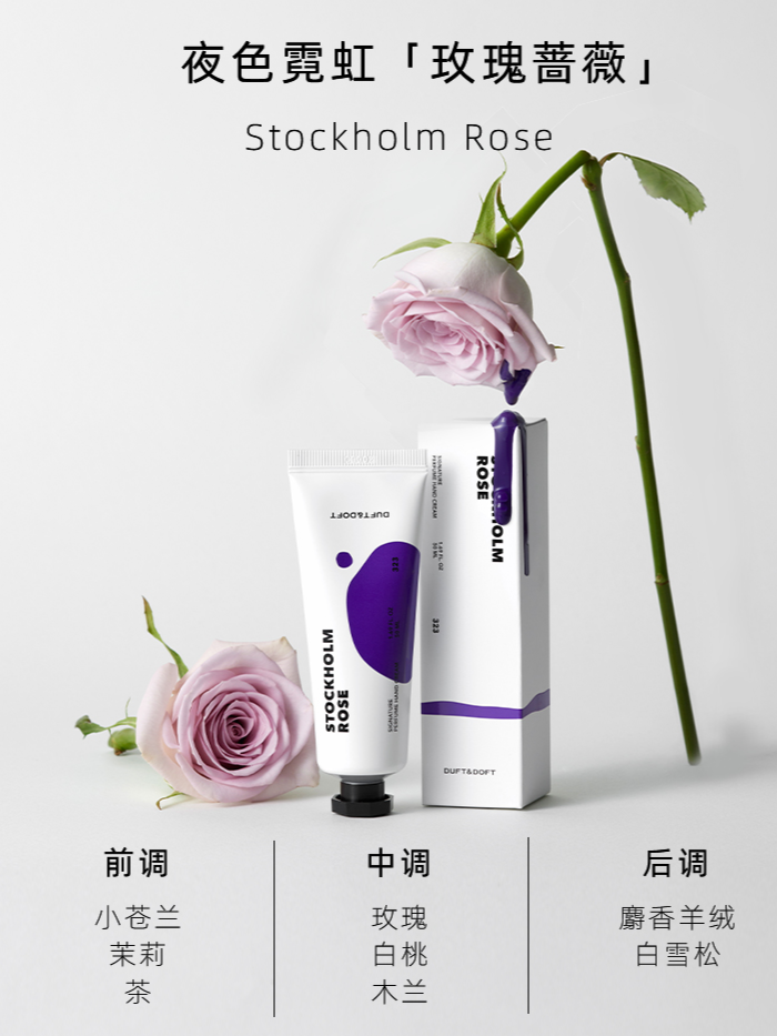 MY | DUFT&DOFT SIGNATURE PURFUME HAND CREAM
STOCKHOLM ROSE