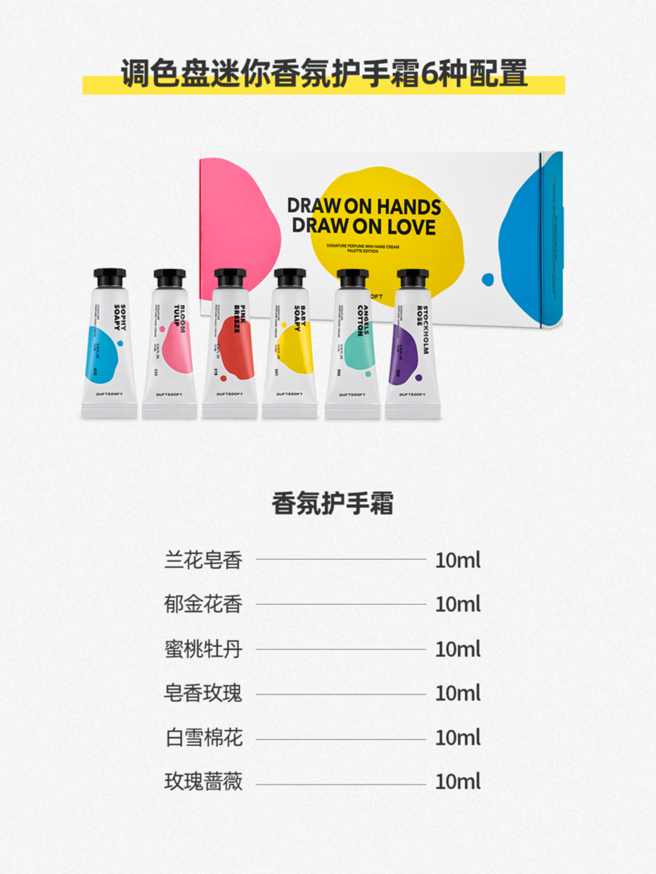 MY | DUFT&DOFT SIGNATURE PERFUME
MINI HAND CREAM
PALLET EDITION