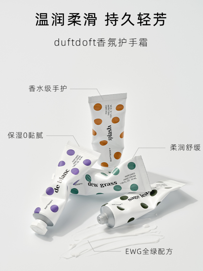 MY | DUFT&DOFT SPLASH
NICHE PURFUME HAND CREAM