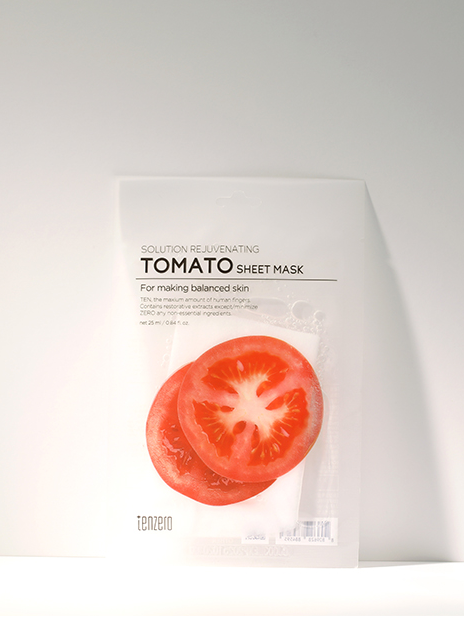 MY | TENZERO SOLUTION REJUVENATING TOMATO SHEET MASK(10EA)